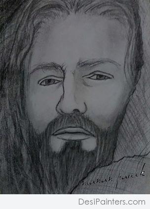 Pencil Sketch Of Jesus Christ - DesiPainters.com