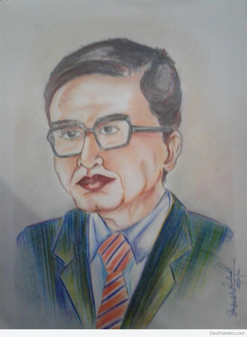 Dr Bhimrao Ambedkar Drawing Size - GranNino