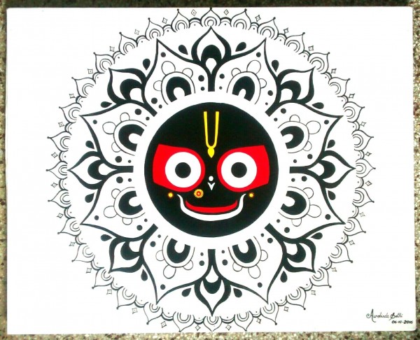 Oil Painting Of Jagannath - DesiPainters.com