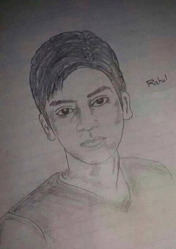 Pencil Sketch Of Rahul Kumar