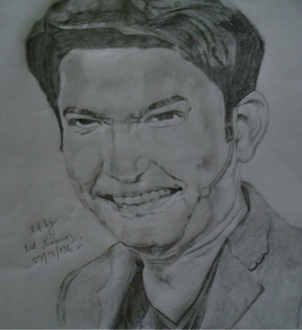 Pencil Sketch of Kapil Sharma - DesiPainters.com