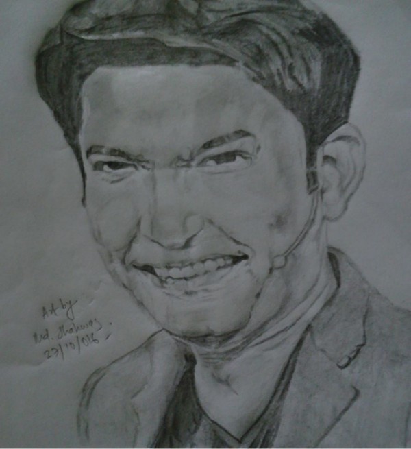 Pencil Sketch of Kapil Sharma