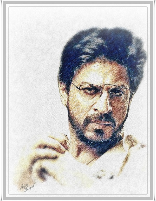 Digital Painting of Shahrukh Khan - DesiPainters.com