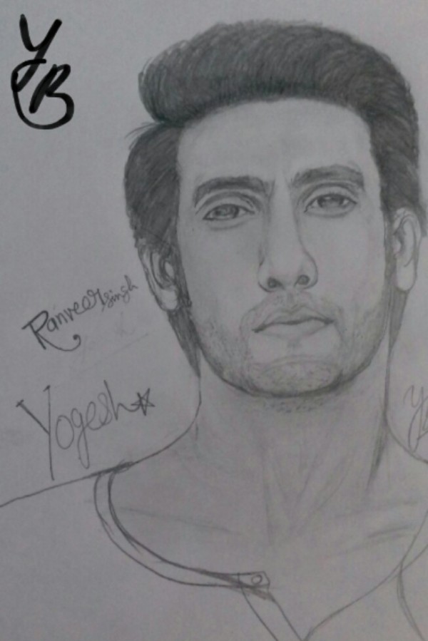 Pencil Sketch of Ranvir Singh