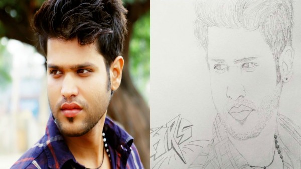 Pencil Sketch of Harish Mishra