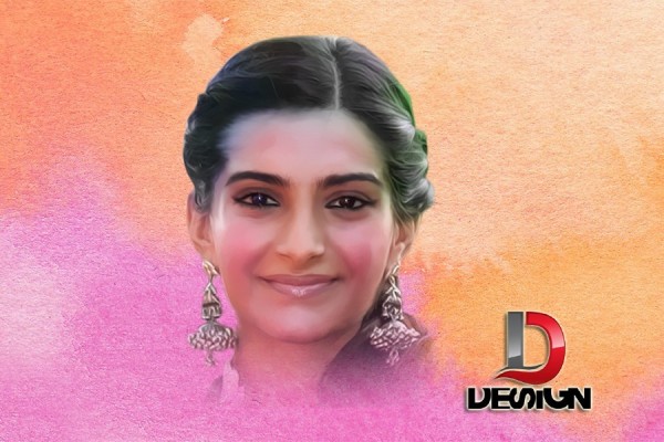 Digital Painting of Sonam Kapoor - DesiPainters.com
