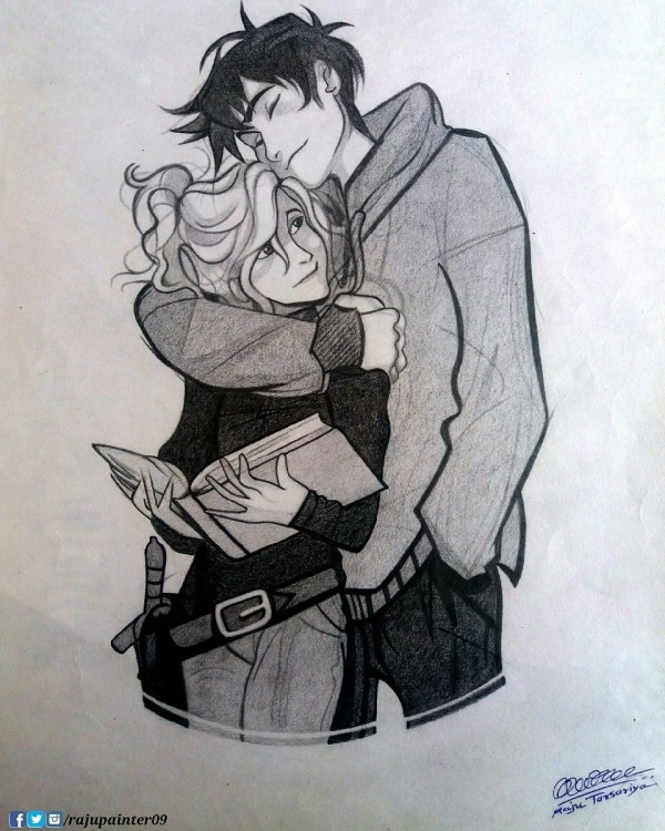 Pencil Art of Lovely Couple - DesiPainters.com