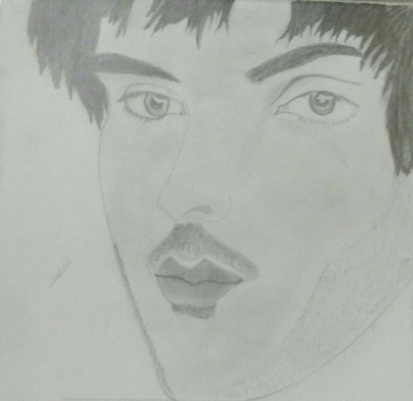 Pencil Sketch of Imran Abbas