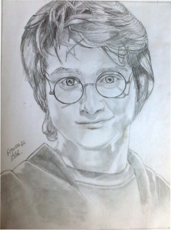 Pencil Sketch of Harry Potter