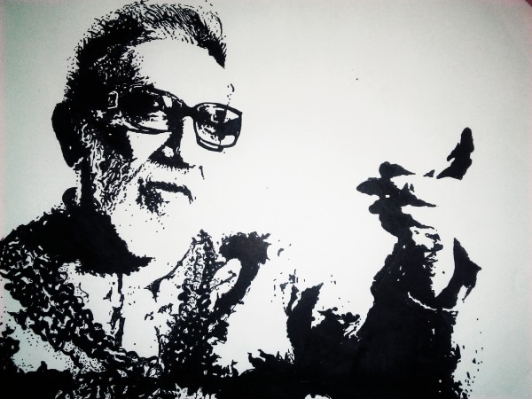 Marker Sketch of Balasaheb Thackerey - DesiPainters.com