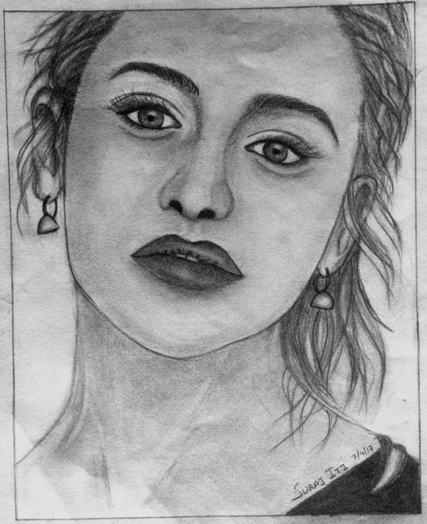 Pencil Sketch of Emilia Clarke