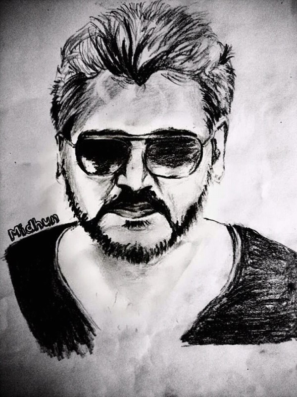 Pencil Sketch of South Actor