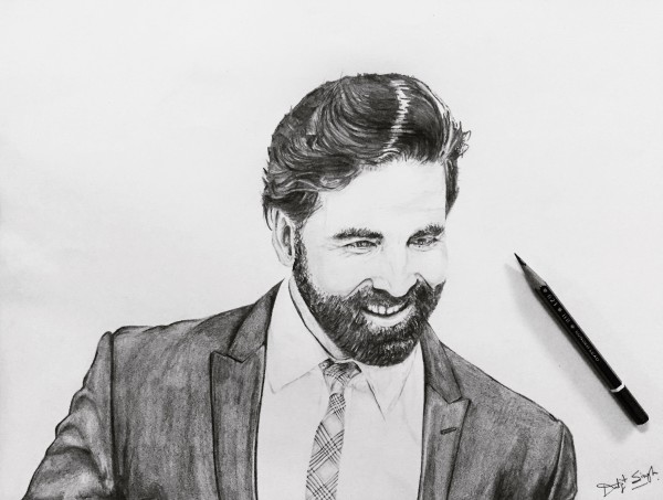 Pencil Sketch of Akshay Kumar - DesiPainters.com