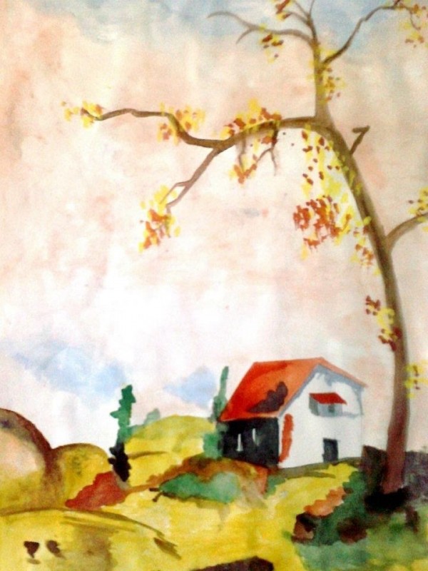 Oil Painting of Autumn - DesiPainters.com