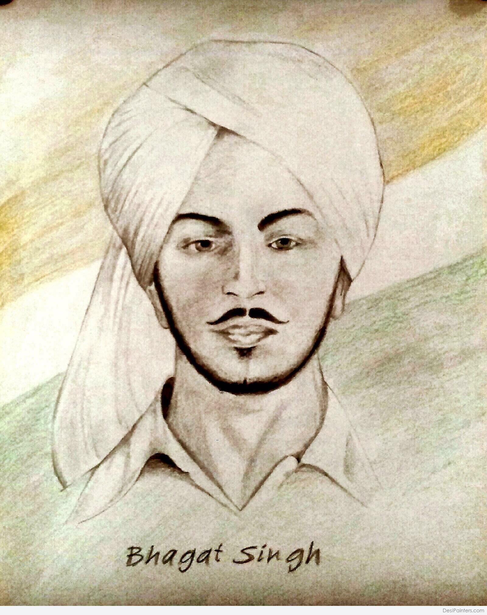 Bhagat Singh Paintings | DesiPainters.com