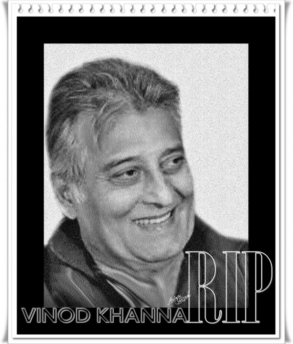 Digital Painting of RIP Vinod Khanna
