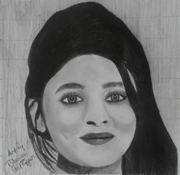 Pencil Sketch of Alia Bhatt - DesiPainters.com