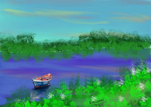 Digital Painting of Landscape