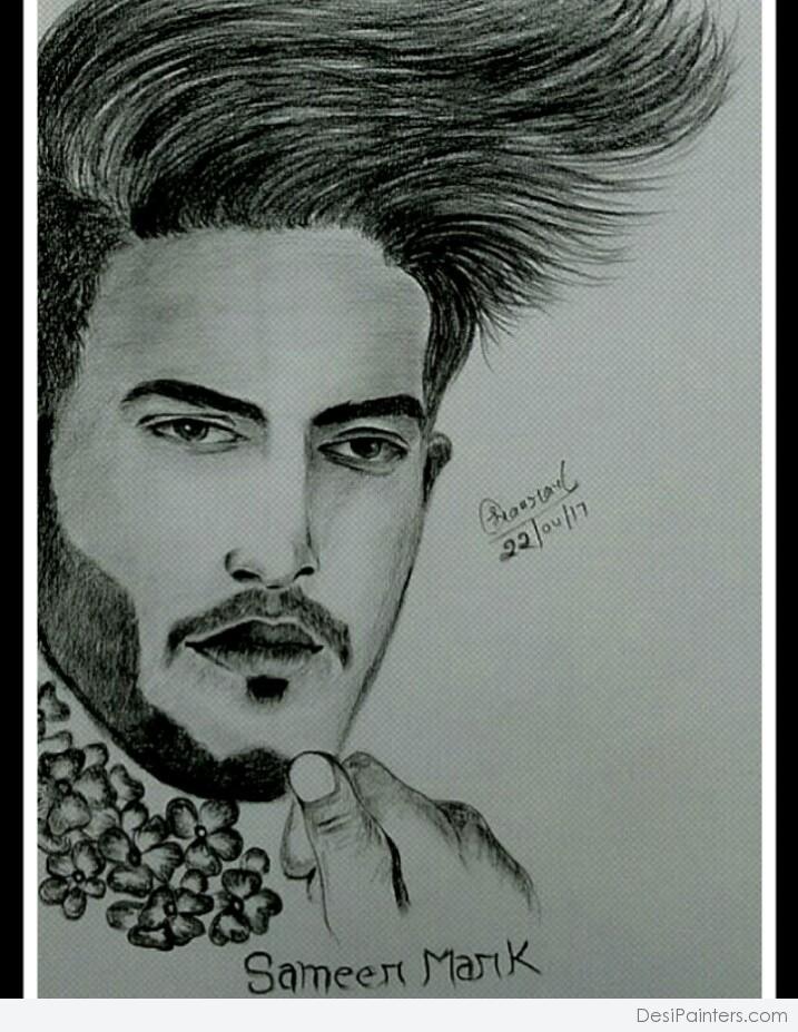 My signature hairstyle #markhairstyle | By Sameer markFacebook