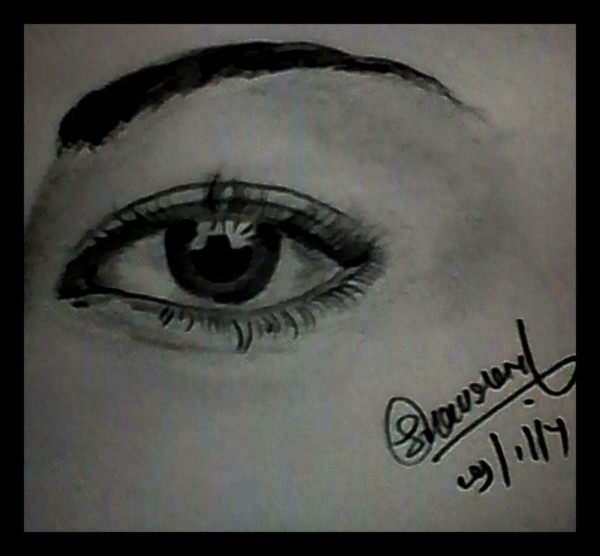 Pencil Sketch of Eye