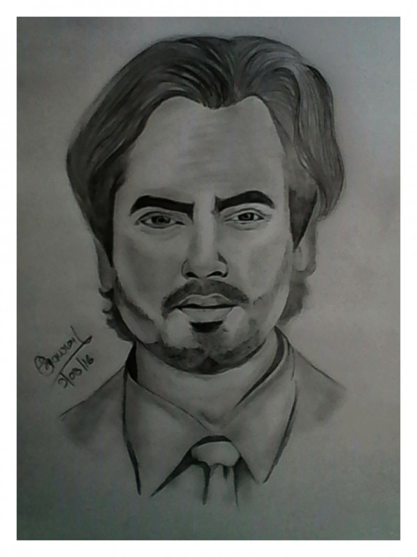 Pencil Sketch of Nawazuddin Siddiqui