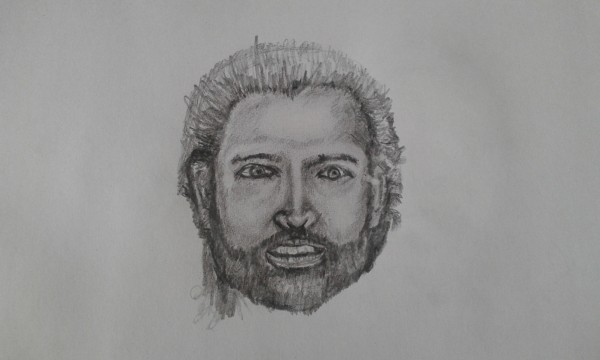 Pencil Sketch of Hrithik Roshan - DesiPainters.com