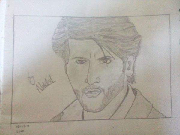 Pencil Sketch of Karanveer Bohra - DesiPainters.com