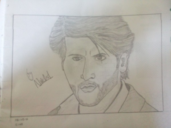 Pencil Sketch of Karanveer Bohra