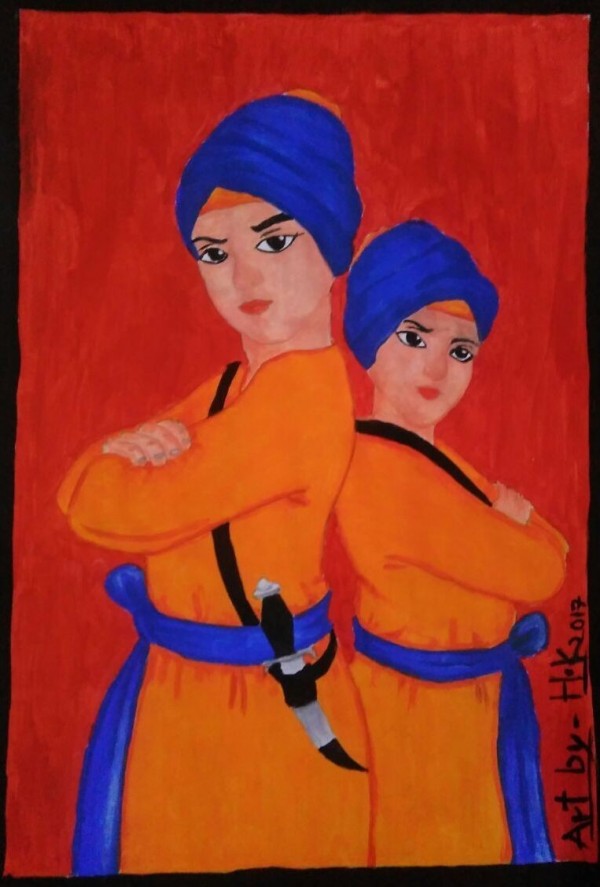 Chotte Sahibzade Painting - DesiPainters.com