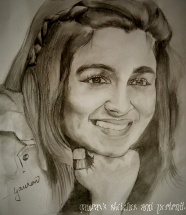 Pencil Sketch of Alia Bhatt - DesiPainters.com
