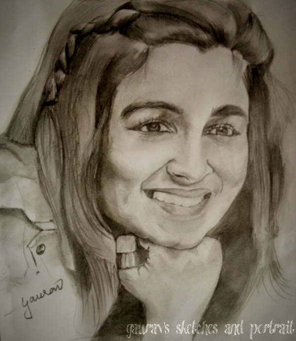 Pencil Sketch of Alia Bhatt