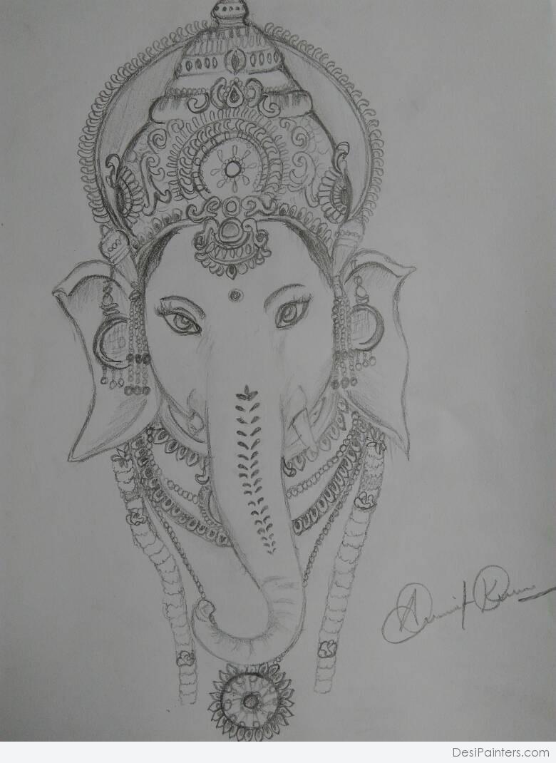 Share more than 144 lord ganesha pencil sketch super hot