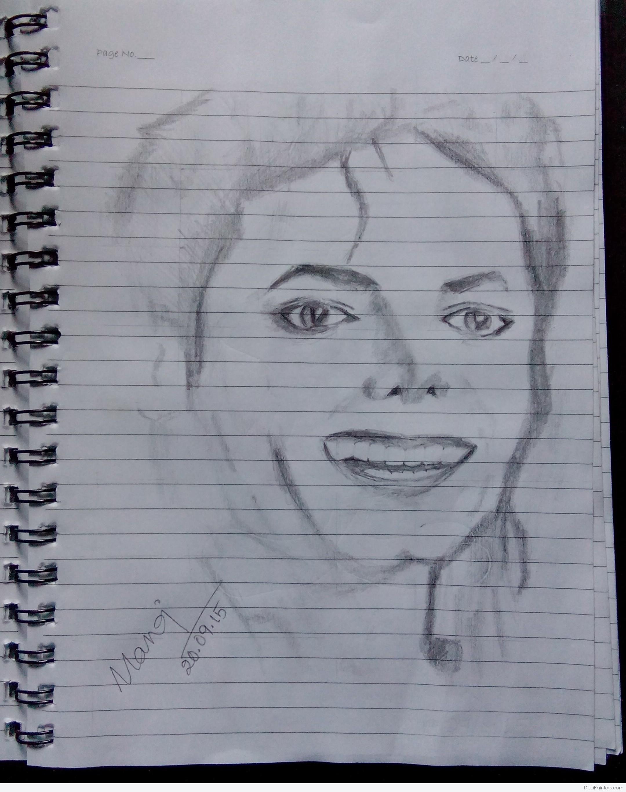 Michael Jackson Original Pencil Drawing .Fan-ART A4 . 2021 | eBay