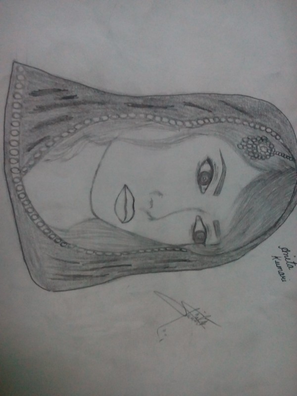First Sketch Of Surbhi Jyoti - DesiPainters.com