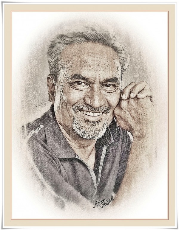 Digital Painting Of Aejaz Saiyed Painter