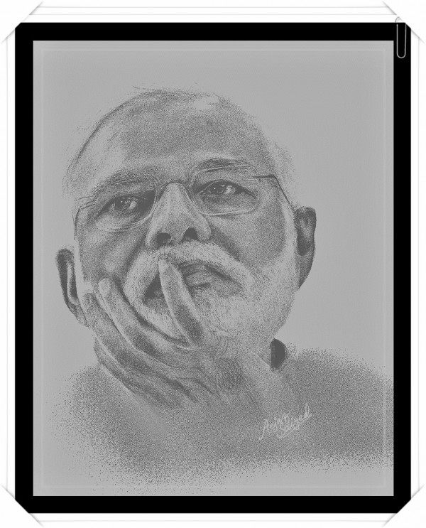 Pencil Sketch Of Narendra Modi