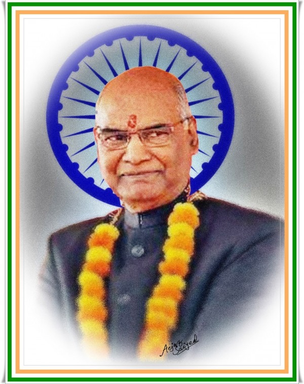 Digital Painting Of RamNath Kovind Ji