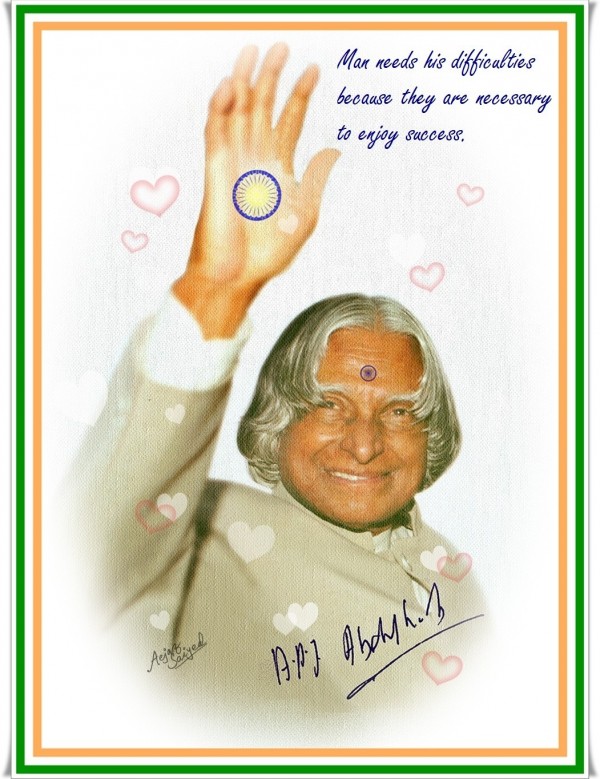 Digital Painting Of Dr. A.P.J.Abdul Kalam - DesiPainters.com