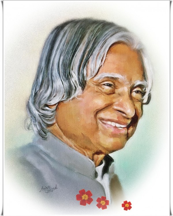 Beautiful Digital Painting Of Dr. A.P.J Abdul Kalam - DesiPainters.com