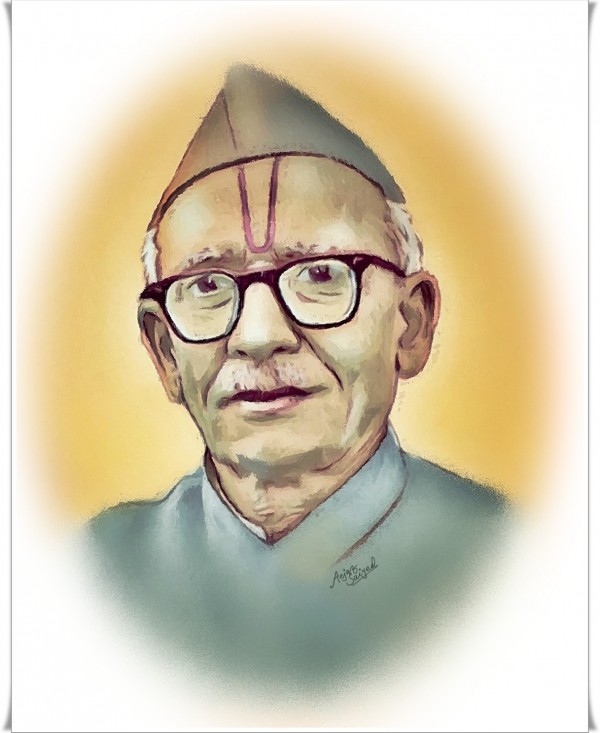 Mixed Painting Of Keshavram Kashiram Shastri - DesiPainters.com