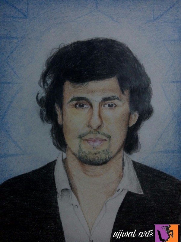 Pencil Color Of Sonu Nigam