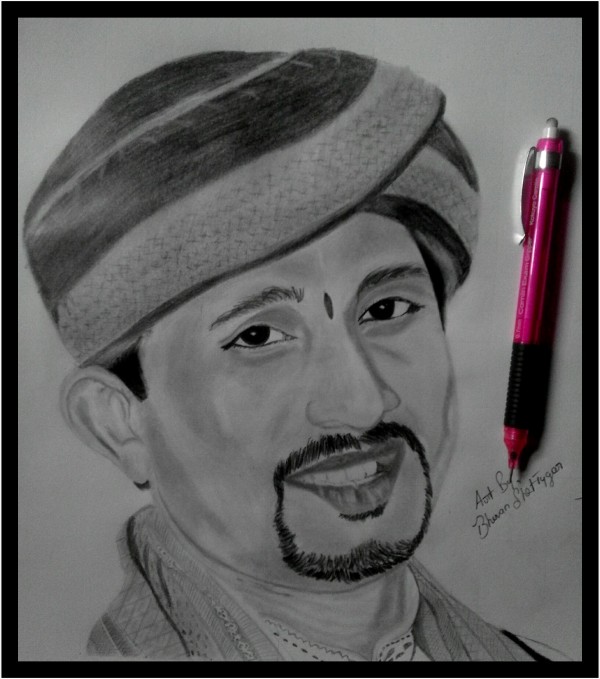 Pencil Sketch Of Sathish Patla