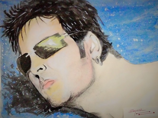 Mixed Painting Of Akshay Kumar - DesiPainters.com