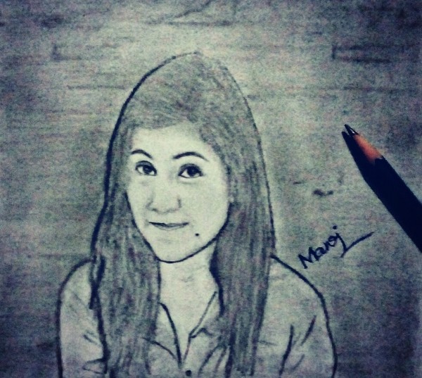 Pencil Sketch Of Ankita Dalai