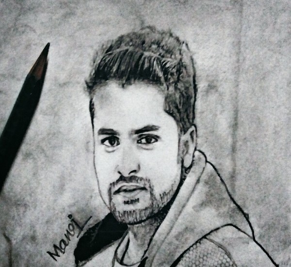 Pencil Sketch Of Dillip Tiwari