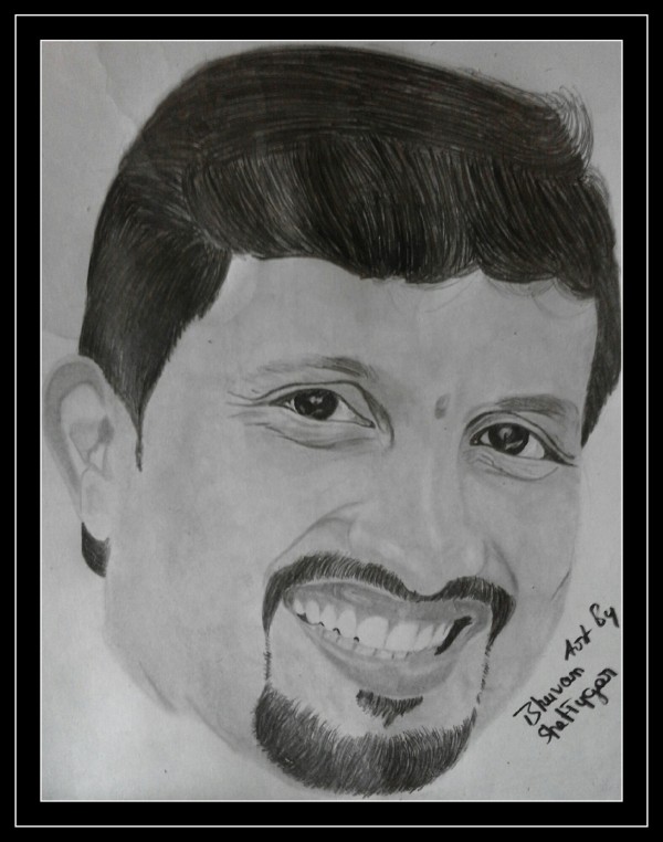 Great Pencil Sketch Of Sathish Patla