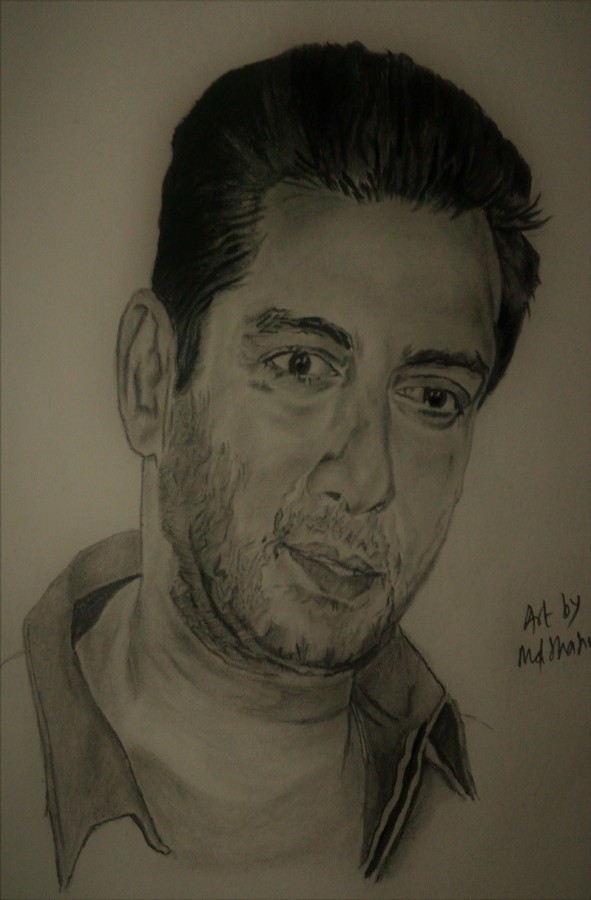 Awesome Pencil Sketch Of Salman Khan