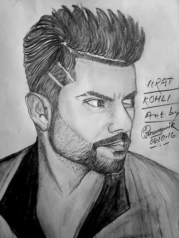 Pencil Sketch Of Virat Kohli