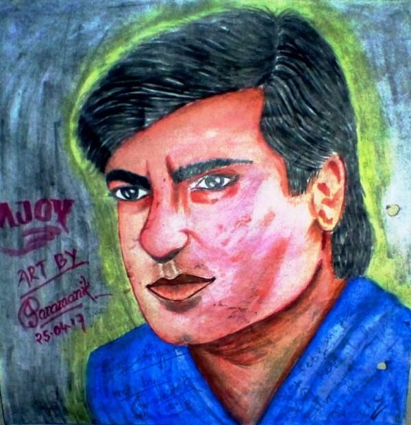 Watercolor Painting Of Ajay Devgan - DesiPainters.com