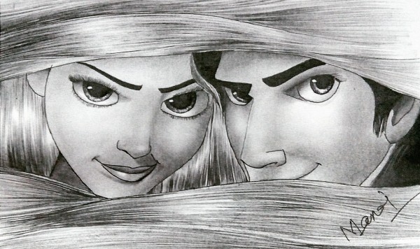 Beautiful Pencil Sketch Of Cartoon